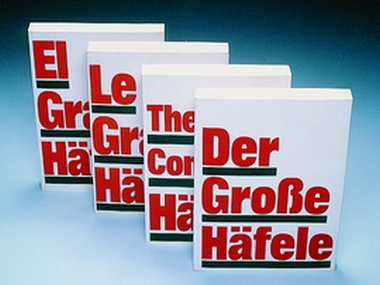The Complete Häfele의 최초 버전이 영어, 불어, 스페인어로 발행되었습니다.