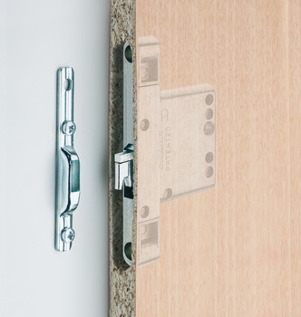 Concealed cabinet hanger, Width 20 mm