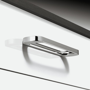 Furniture handle, Finger pull handle, zinc alloy, Häfele Design model H1315