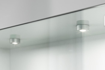Recess/surface mounted downlight, Häfele Loox LED 2040 12 V modular 2-pin (monochrome) aluminium