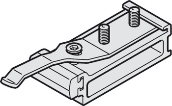 Buffer, with adjustable retaining spring
