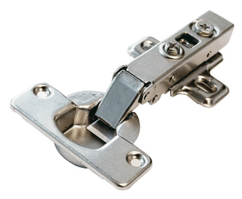 Metalla R 110° Hinge, Full overlay with standard mount plate