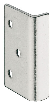 Angled striking plate, for Symo latchbolt rim lock, for screw fixing