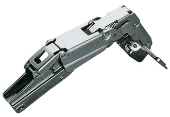 Concealed hinge, Häfele Metalla 510 A/SM 165°, half overlay mounting/twin mounting