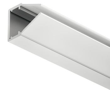 Glass edge profile, Häfele Loox Profile 5108 for LED strip lights 10 mm