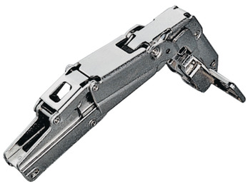 Concealed hinge, Häfele Metalla 510 A/SM 155°, half overlay mounting/twin mounting