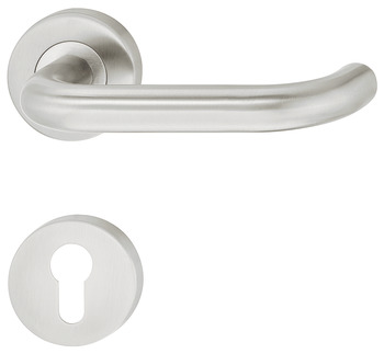 Door handle set, Stainless steel, Startec, model PDH4170, grade 4