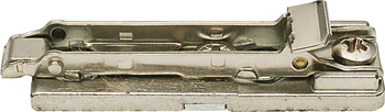 Mounting plate, Häfele Metalla 510 SM, zinc alloy, with chipboard screws