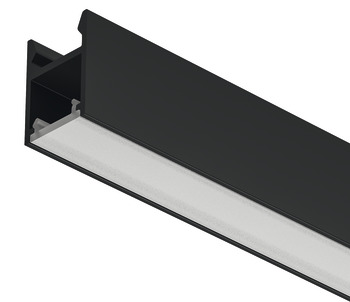 Profile for under mounting, Häfele Loox5 profile 2103 for 8 mm LED strip lights