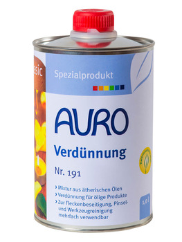 Thinner, For diluting AURO PurSolid and Classic product ranges