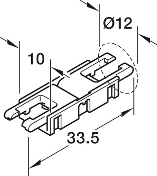 클립 커넥터, 헤펠레 룩스5 LED 줄 조명 8 mm 3핀(멀티 화이트)