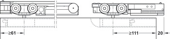 헤펠레 슬리도 D-Line11 50I / 80I / 120I, 런닝 트랙 미포함 세트
